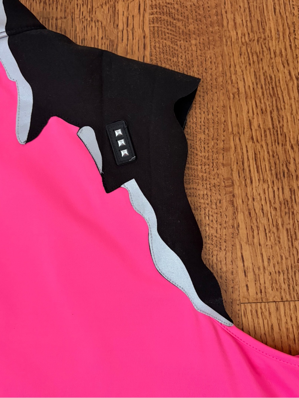 Jamie Sadock Zap Open Neck Women’s Golf Top XXL Tennis Pink Asymmetrical Stretch - Picture 9 of 13